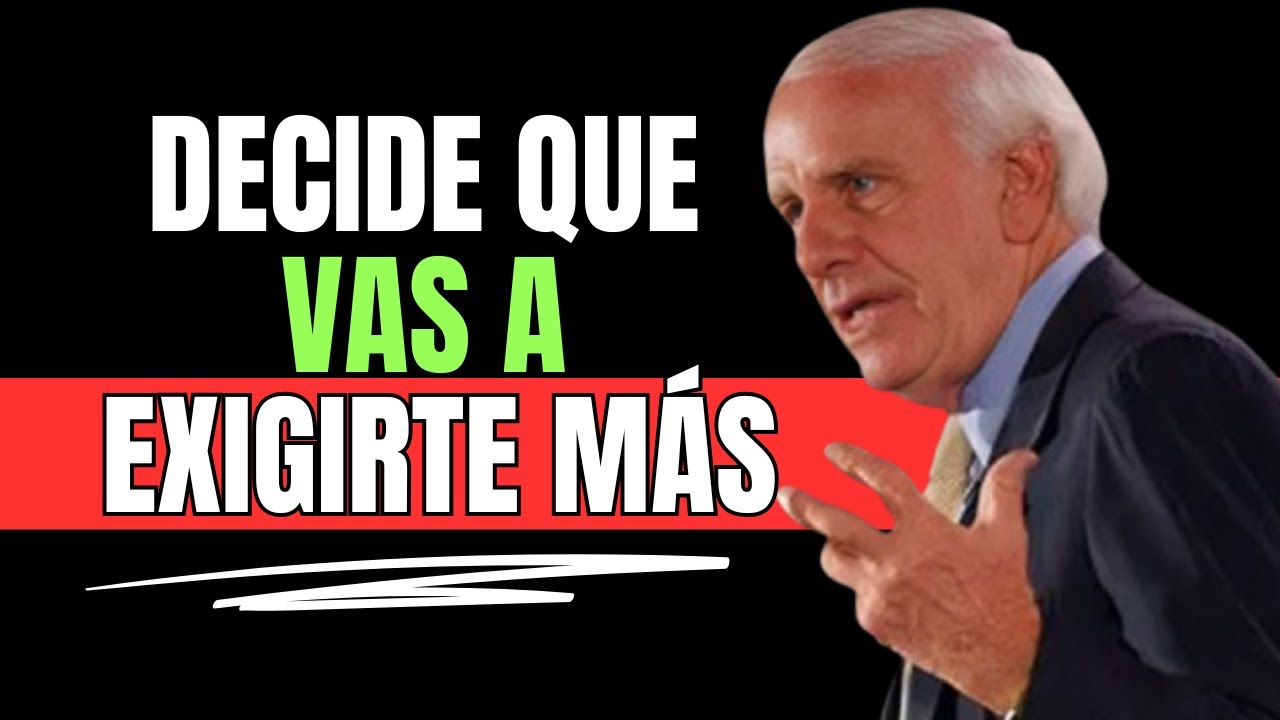 OBLÍGATE A SER DURO CONTIGO MISMO | Jim Rohn Discurso Motivacional