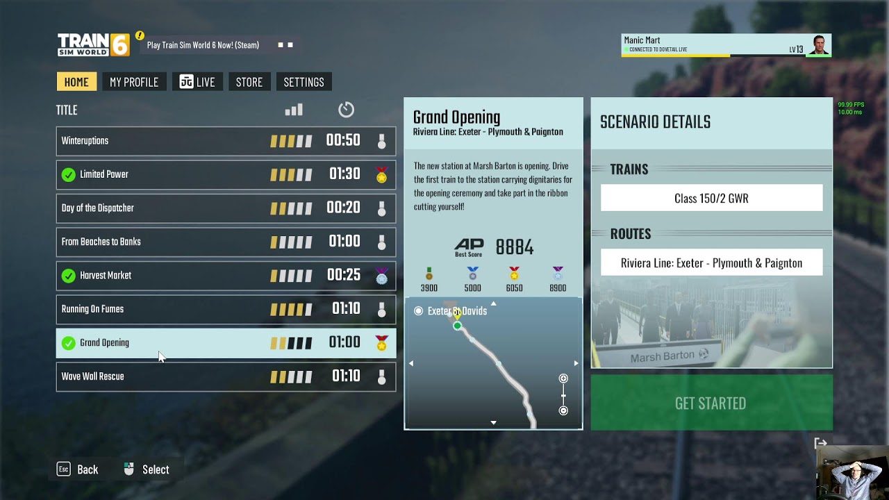 Train Sim World 6: Early Access: Getting Some Scenarios Done On The Riviera Line