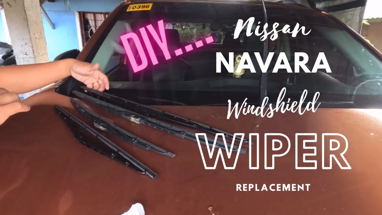Nissan Navara Windshield Wiper DIY Replacement #navara #nissan #truck