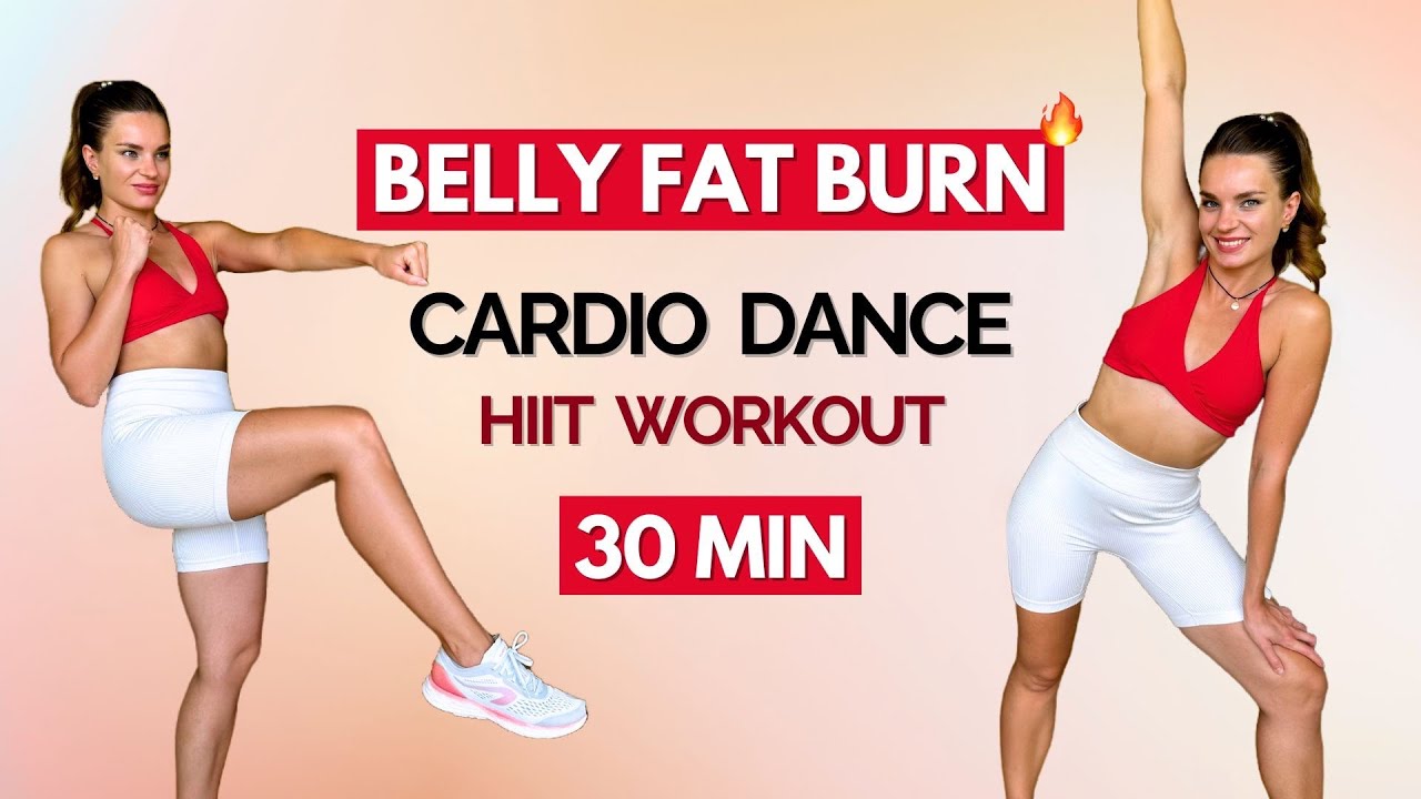30 MIN INTENSE CARDIO DANCE HIIT | Belly Fat Burn & Lose Weight, No Equipment 