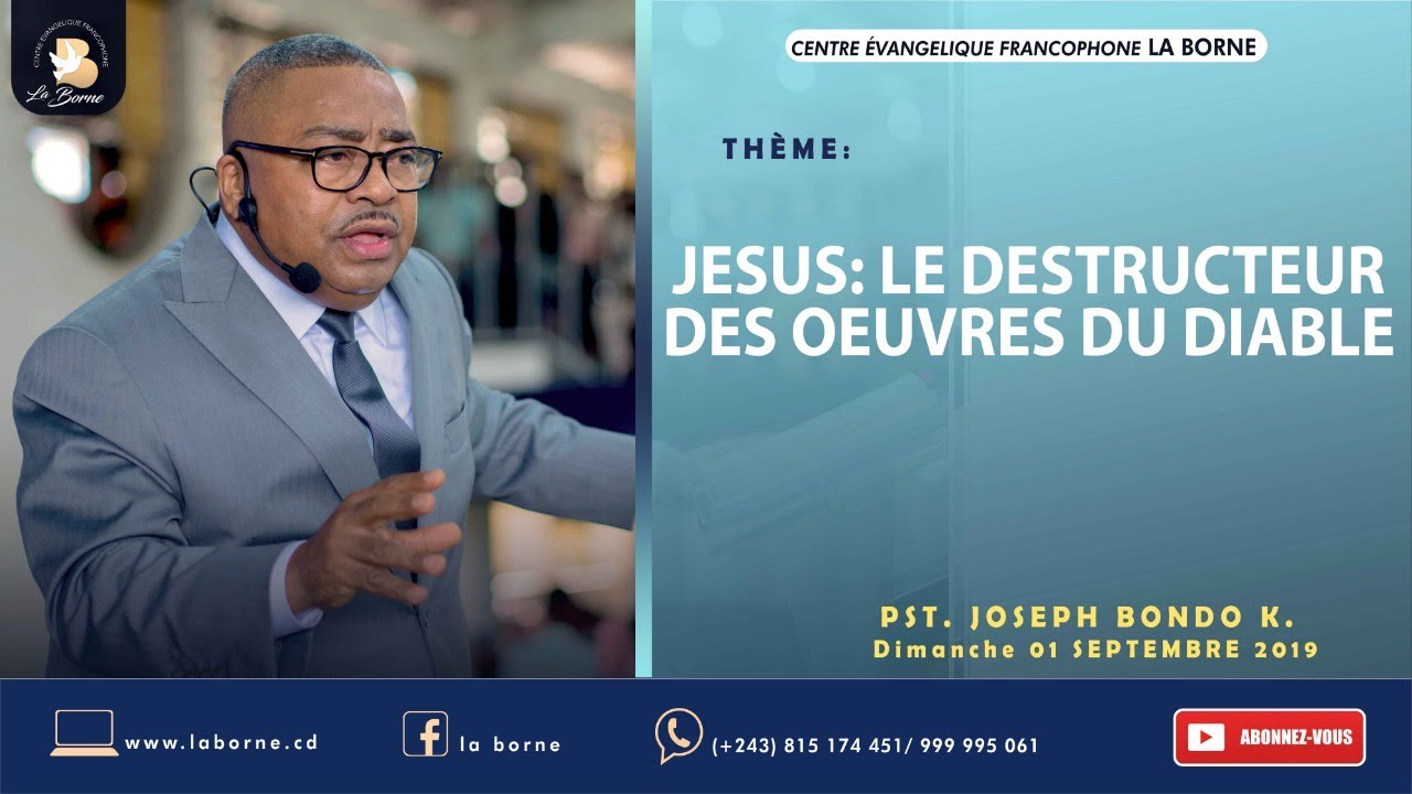 JÉSUS: LE DESTRUCTEUR DES ŒUVRES DU DIABLE