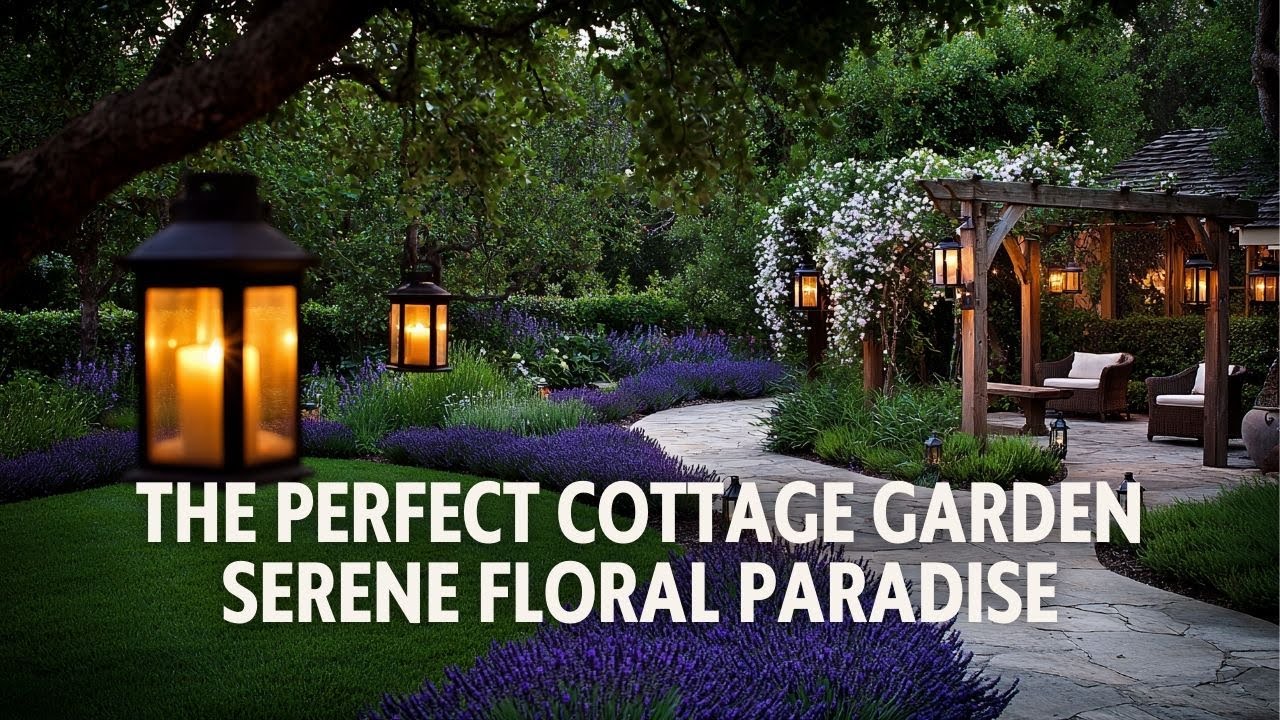 The Perfect Cottage Garden &ndash; A Lush, Wild, and Serene Floral Paradise! 🌻🌿🏡