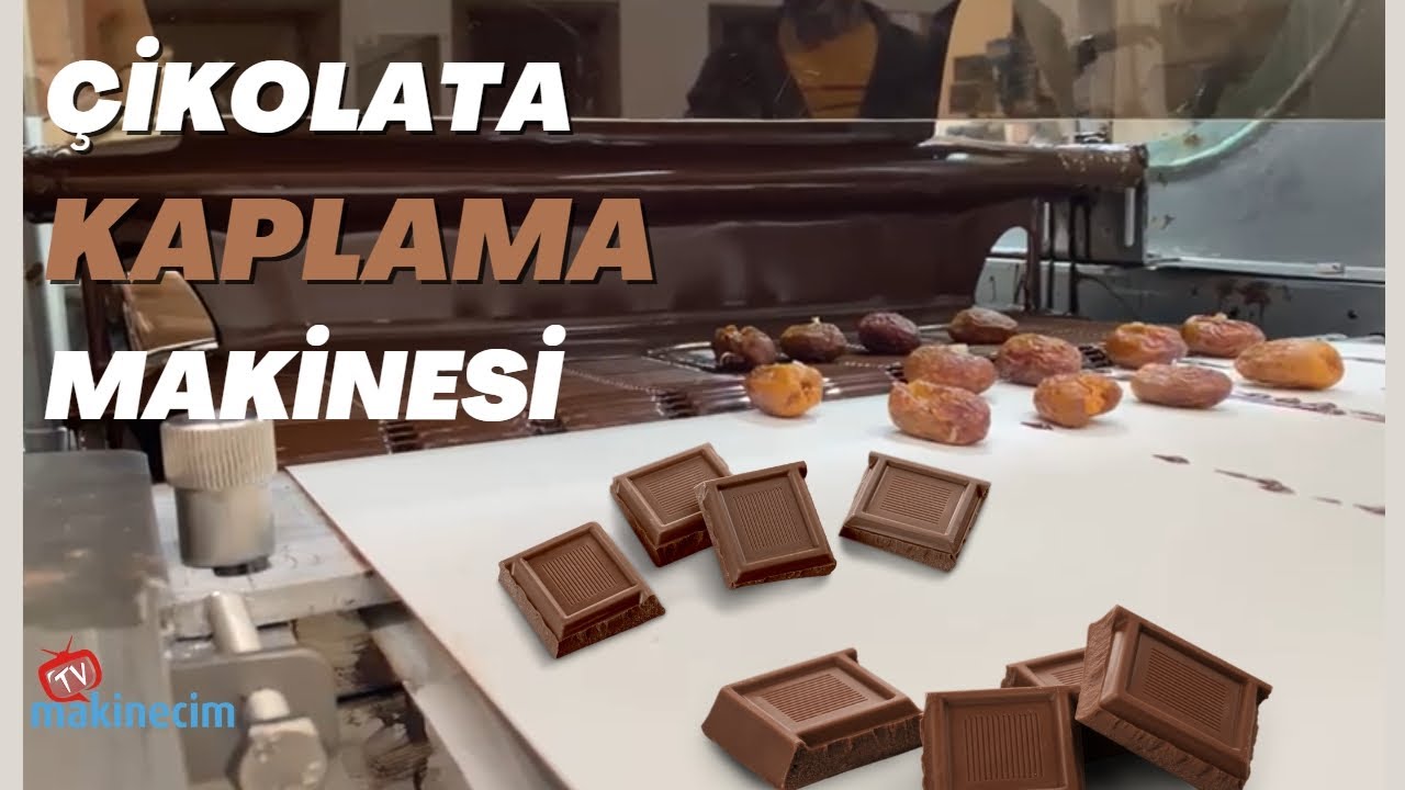 🍫 Çikolata Kaplama Makinası ve Soğutma Tüneli | makinecim.com