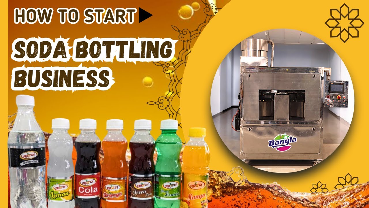 28BPM SODA BOTTLING PLANT WITH LABELING DATE CODING