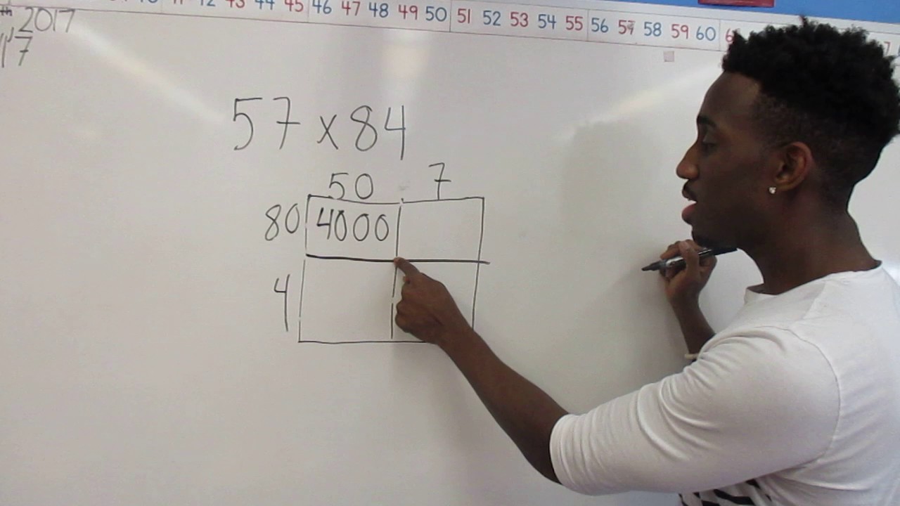 Multiplication: Area Model for Multiplication 2 digit by 2 digit