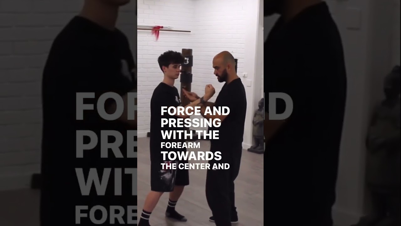 The bong sao of Wing Chun - my favourite movement.