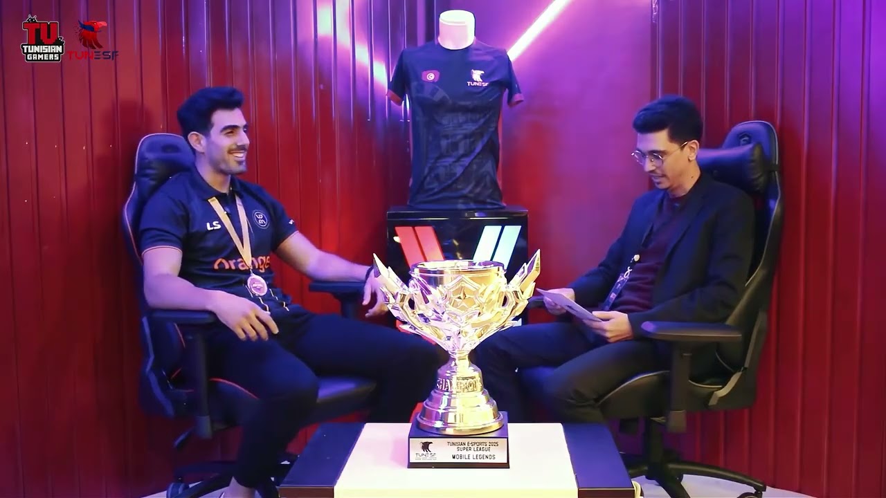 بطل تونس في الـ Mobile Legends في الدوري التونسي الممتاز للرياضات الإلكترونية 2025، مهدي التركي، يحك