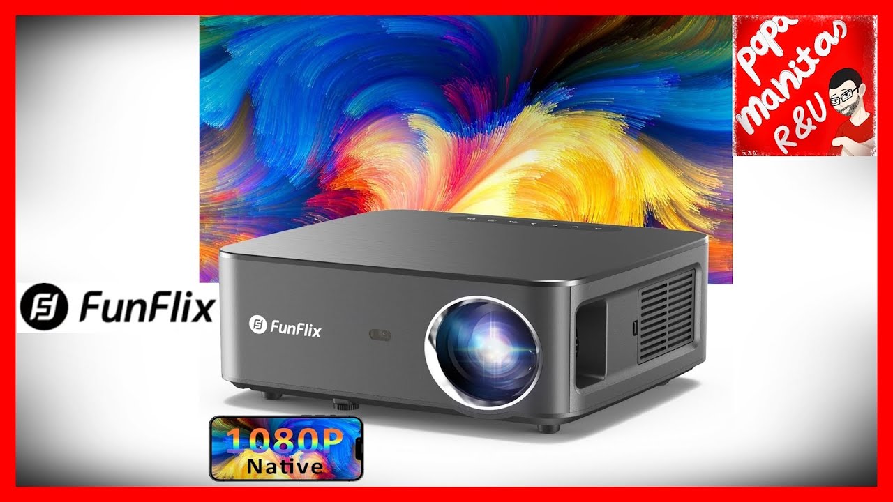 PROYECTOR PORTATIL FUNFLIX R2-828E  /// EL CINE EN CASA !!!