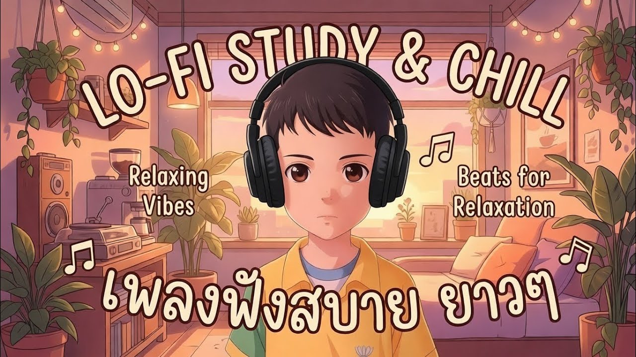 LO-FI STUDY & CHILL เพลงฟังสบาย ยาวๆ