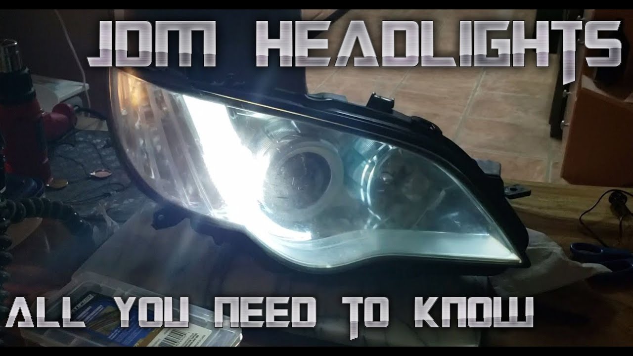Subaru Legacy JDM Headlight Conversion Facelift Rev D-F