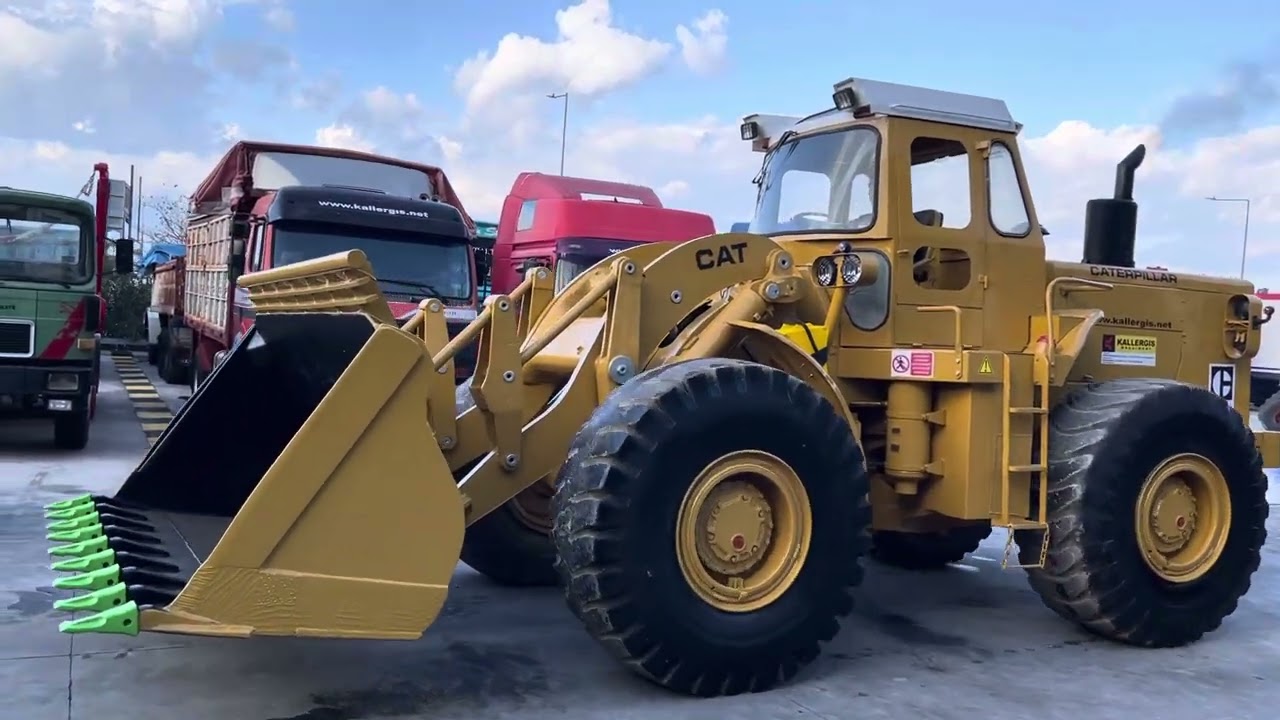 CAT 966C restored #caterpillar #cat #used #wheelloader #loader #earthmovingmachinery #radlader #yard