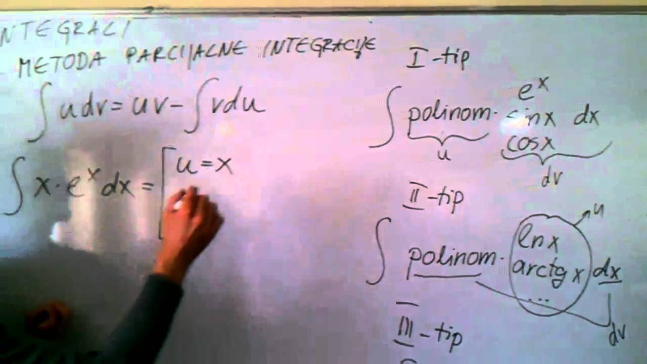 Integrali parcijalna integracija 01