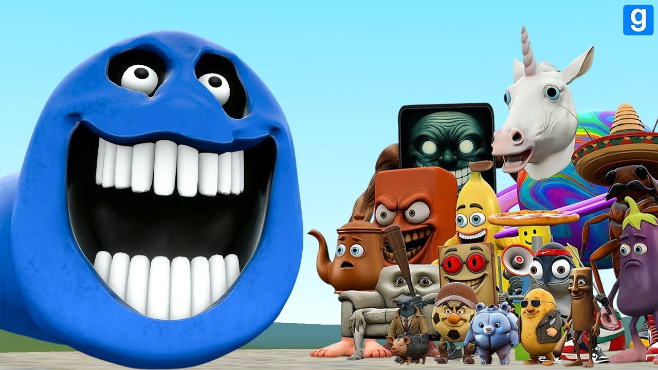 WHO IS THE STRONGEST?! ROBLOX HUNGRY SNAKE VS ITALIAN BRAINROT ANIMALS In Garry's Mod!?