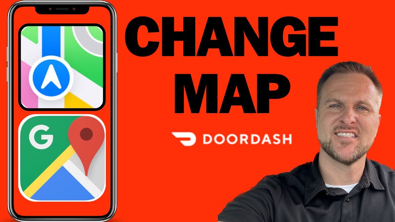 Как изменить карту в приложении DoorDash Driver