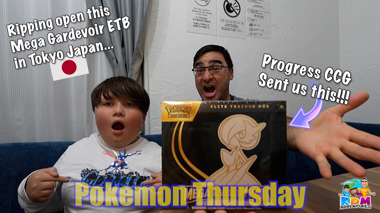 Pokemon Thursday Adventure in Japan... With this Mega Gardevoir ETB from Progress CCG