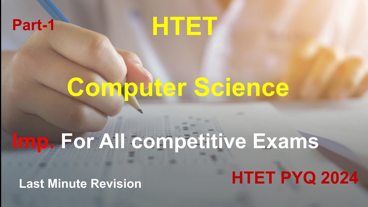 #HTET PYQ 2024 PART1 ✅✅🟢 IMPORTANT PYQ FOR COMPUTER SCIENCE ✅✅