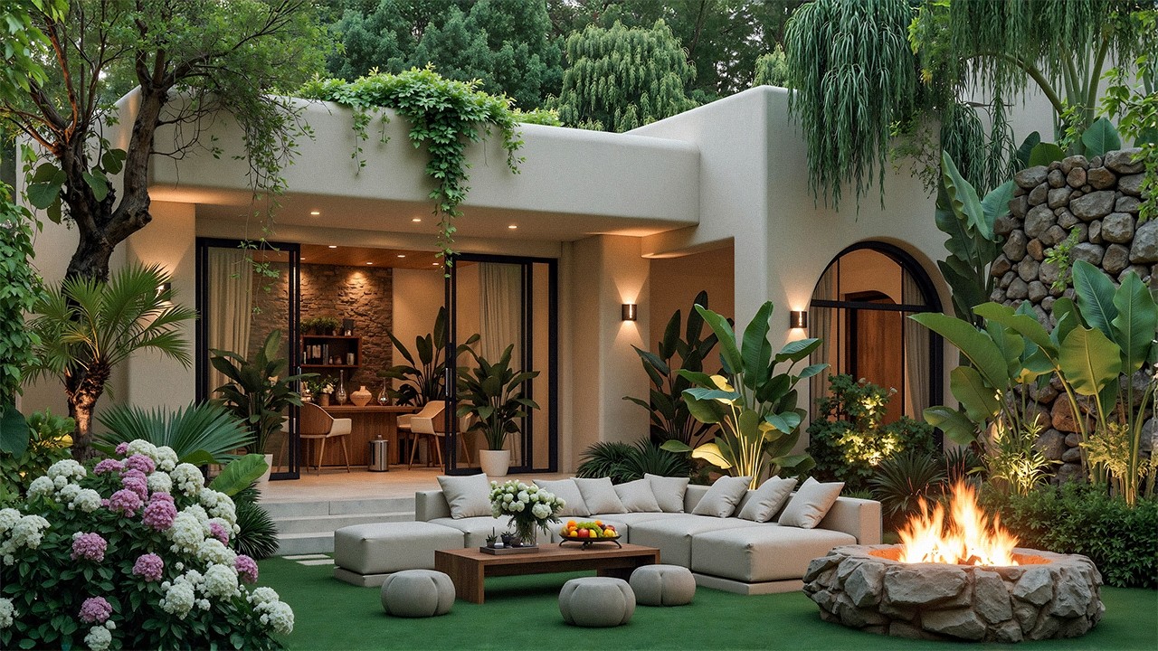 Smooth Jazz in a Private Garden Retreat 🌿 Relaxing Jazz & Calm Mood For Positive Energy