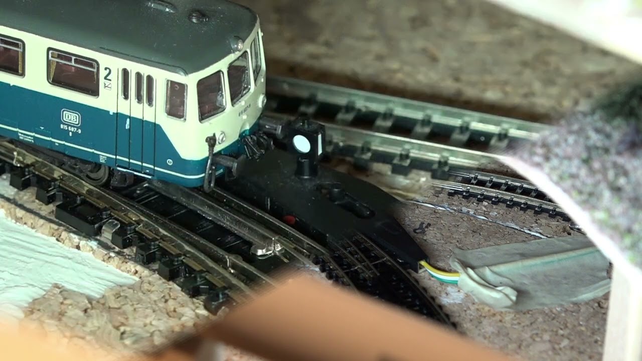 Modelleisenbahn Spur N;  Das kann doch nicht sein, oder?; It can't be, can it?