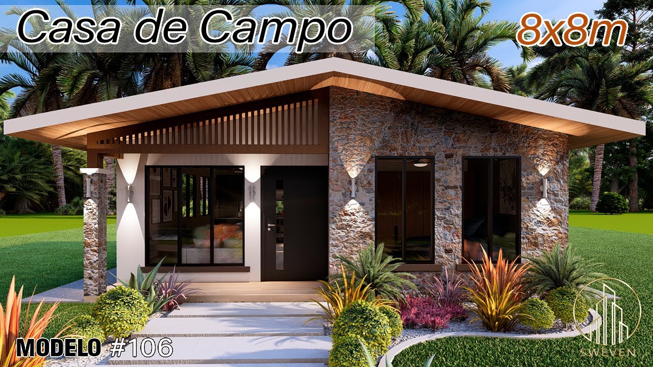 Casa de 8x8m 🏠