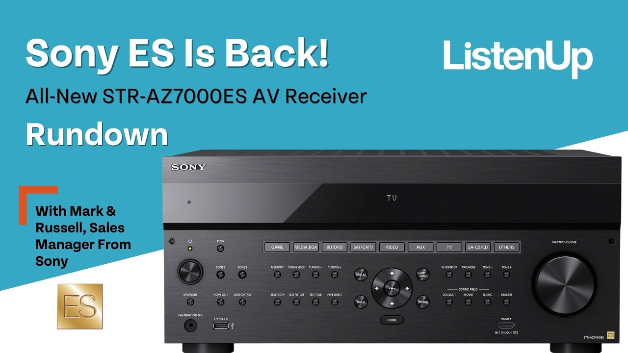 Sony ES is Back! STR-AZ7000ES AV Receiver Rundown.