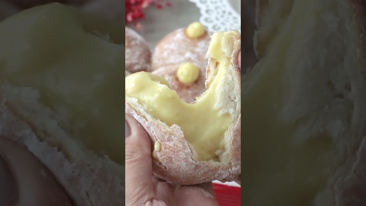 Bavarian Cream Doughnuts