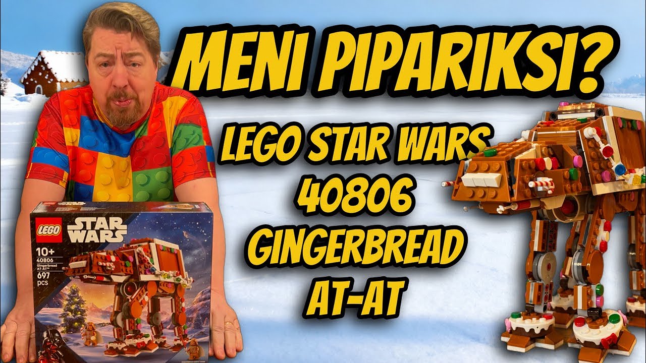 Meni pipariksi? Lego 40806 Gingerbread AT-AT #lego  #legostarwars #lekoomo