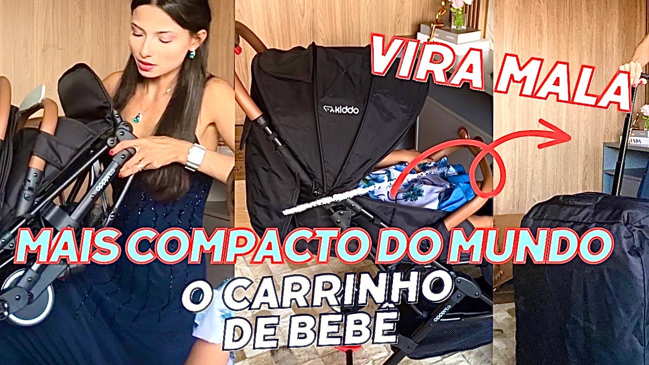 Carrinho compacto para bebê, o melhor carrinho de bebê do mundo, kiddo sprint