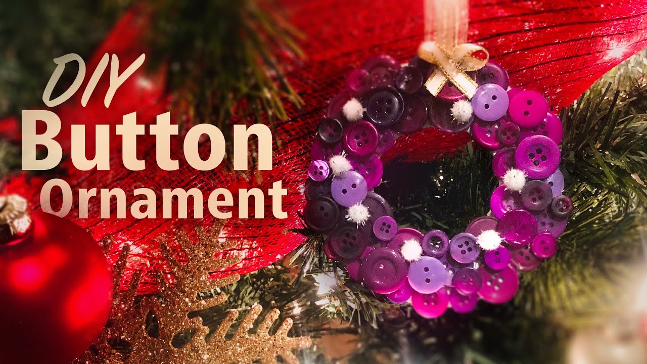 Fun Ornaments Made From Buttons | DIY Crafts with HPL's Linda