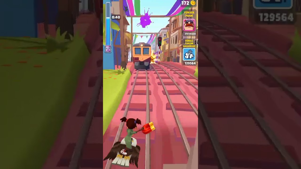 Tag Time Attack in Mumbai Holi 2025 #subwaysurfers #gaming #tagtimeattack