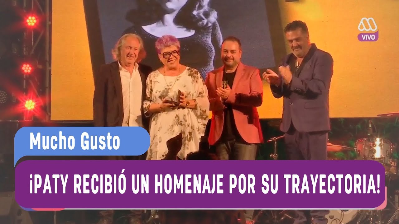 ¡Paty fue homenajeada por sus 50 años de carrera! - Mucho gusto 2017
