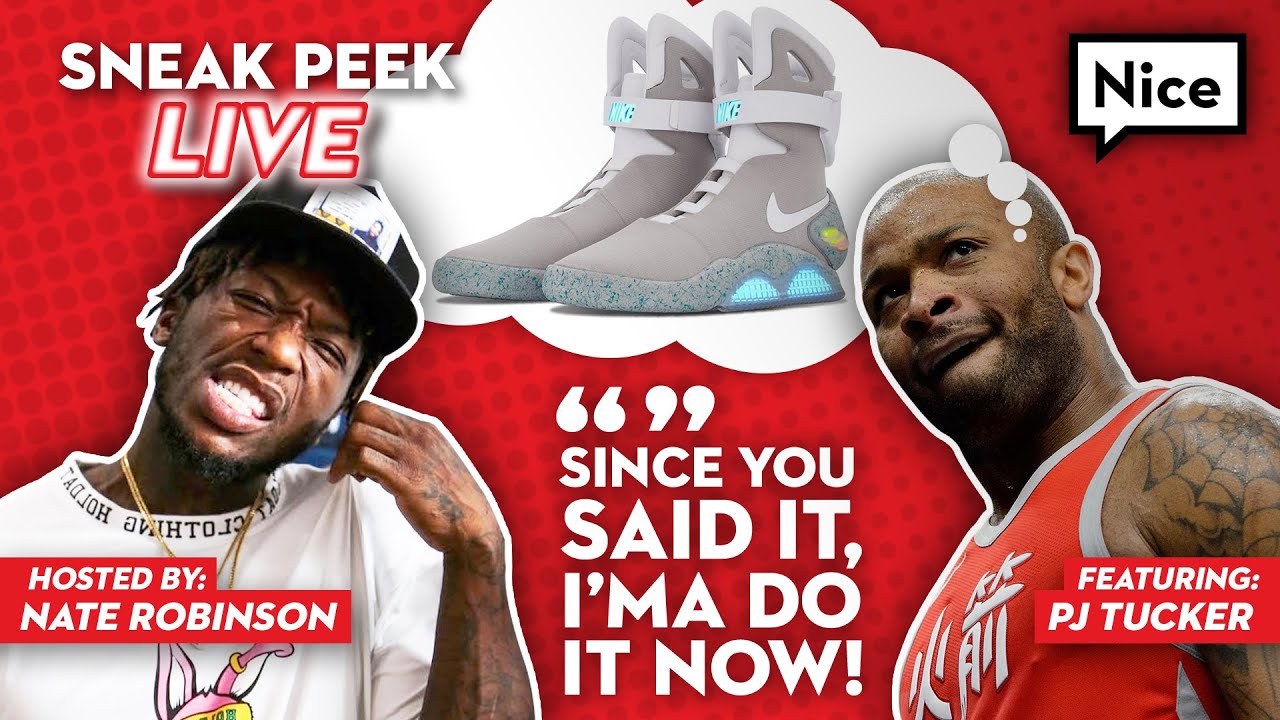 PJ Tucker to Wear NIKE AIR MAGS IN-GAME | Sneak Peek LIVE