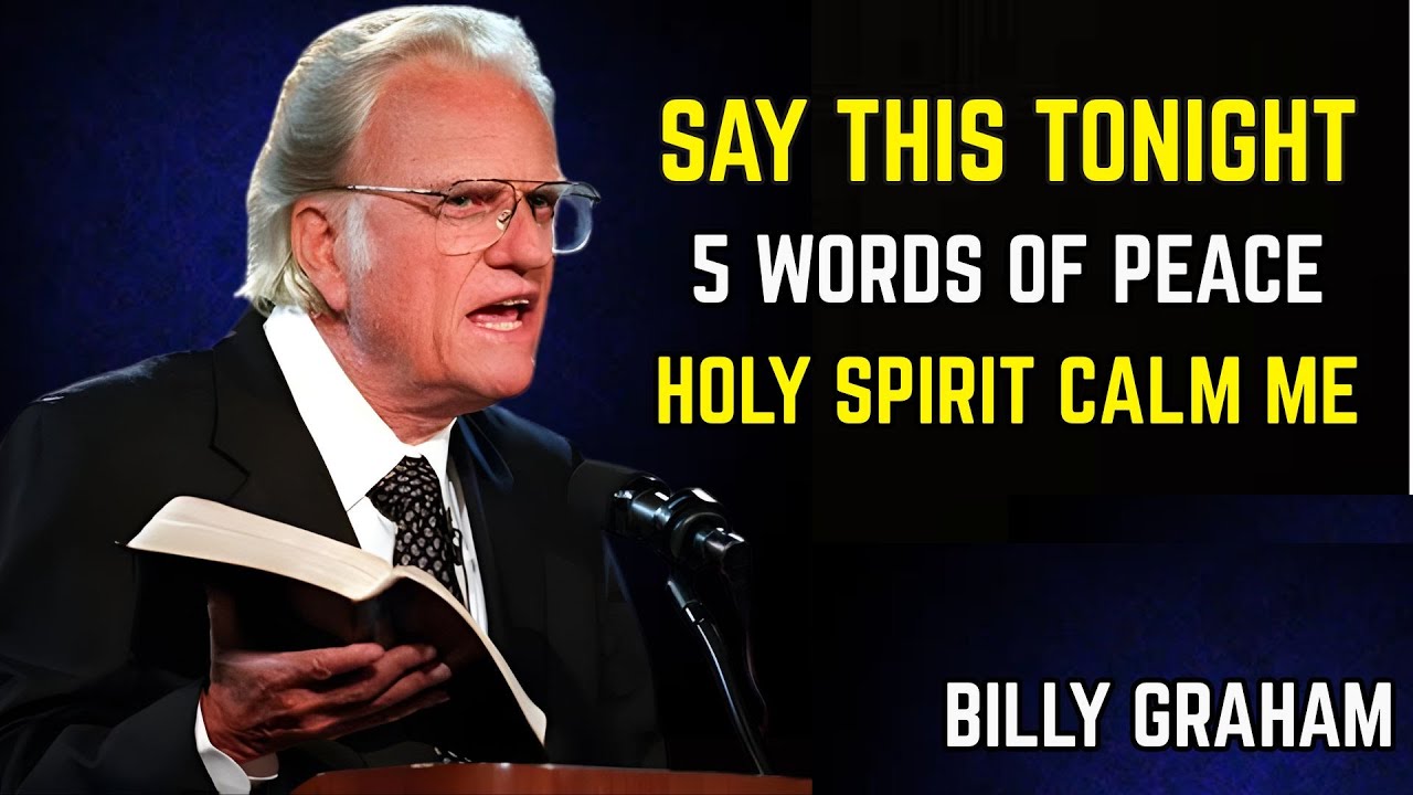 Say These 5 Words Tonight and Let the Holy Spirit Calm Your Heart