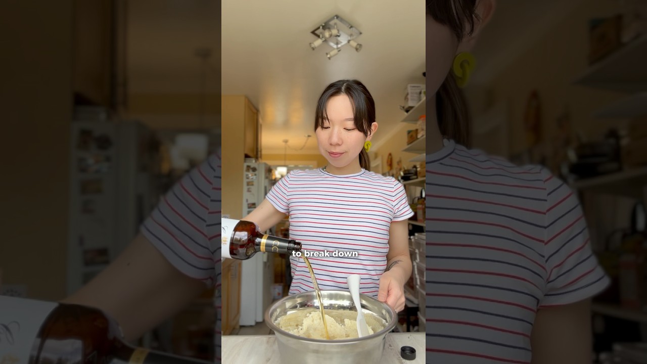 Homemade Mirin with Whisky! #fermentation #koji #miso #mirin #japanesefood
