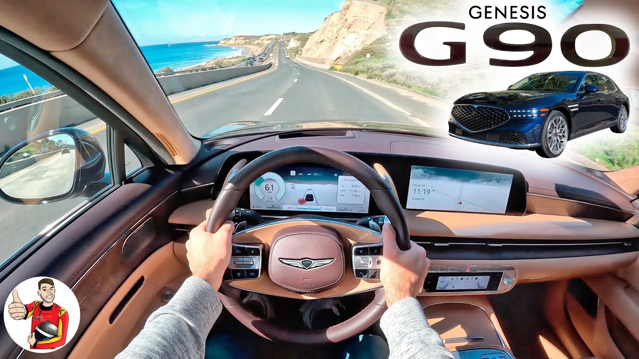 The 2023 Genesis G90 e-Supercharged is Knocking on the S-Class&rsquo; Door (POV Drive Review)