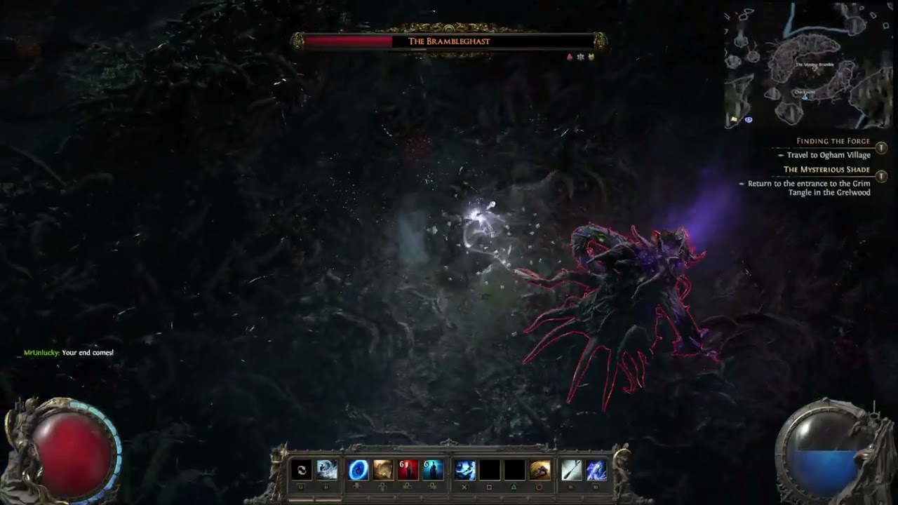 The Brambleghast Boss Fight Path of Exile 2