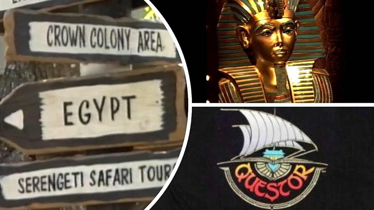 Egypt, King Tut's Tomb & Questor at Busch Gardens-October 22nd 1997-Tampa, Florida