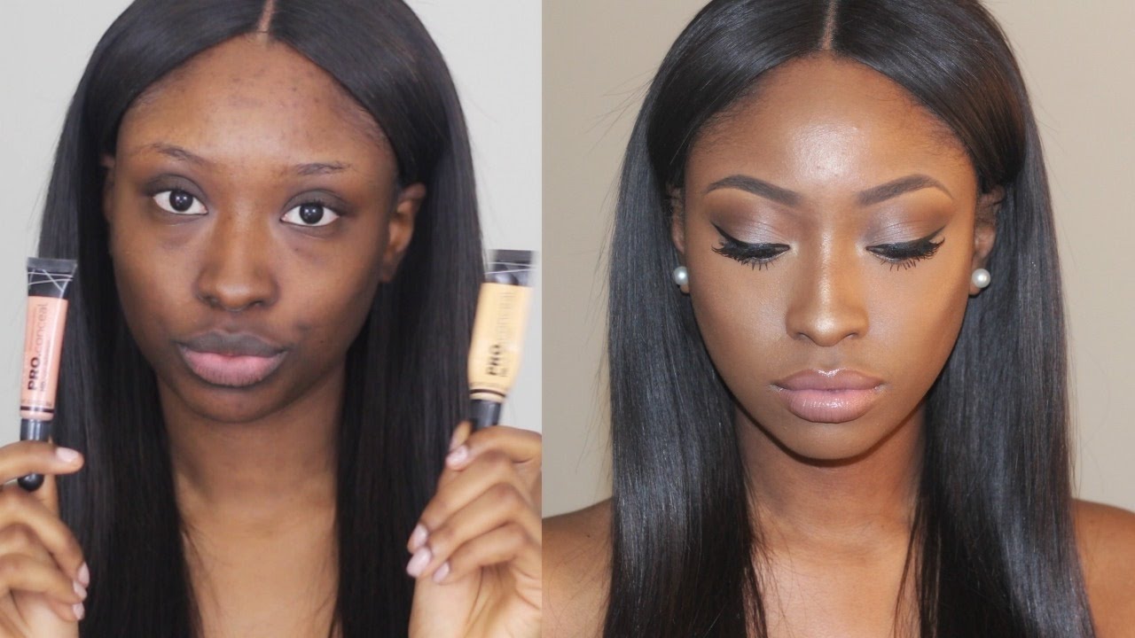 YELLOW & PEACH CORRECTORS ON DARK SKIN WORKS?! | How To Color Correct Dark Spots