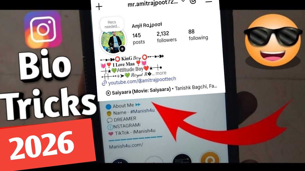 How to make Instagram Profile Cool and Attractive Bio ✅ | Instagram bio kaise likhe ✨😇❤️🦋