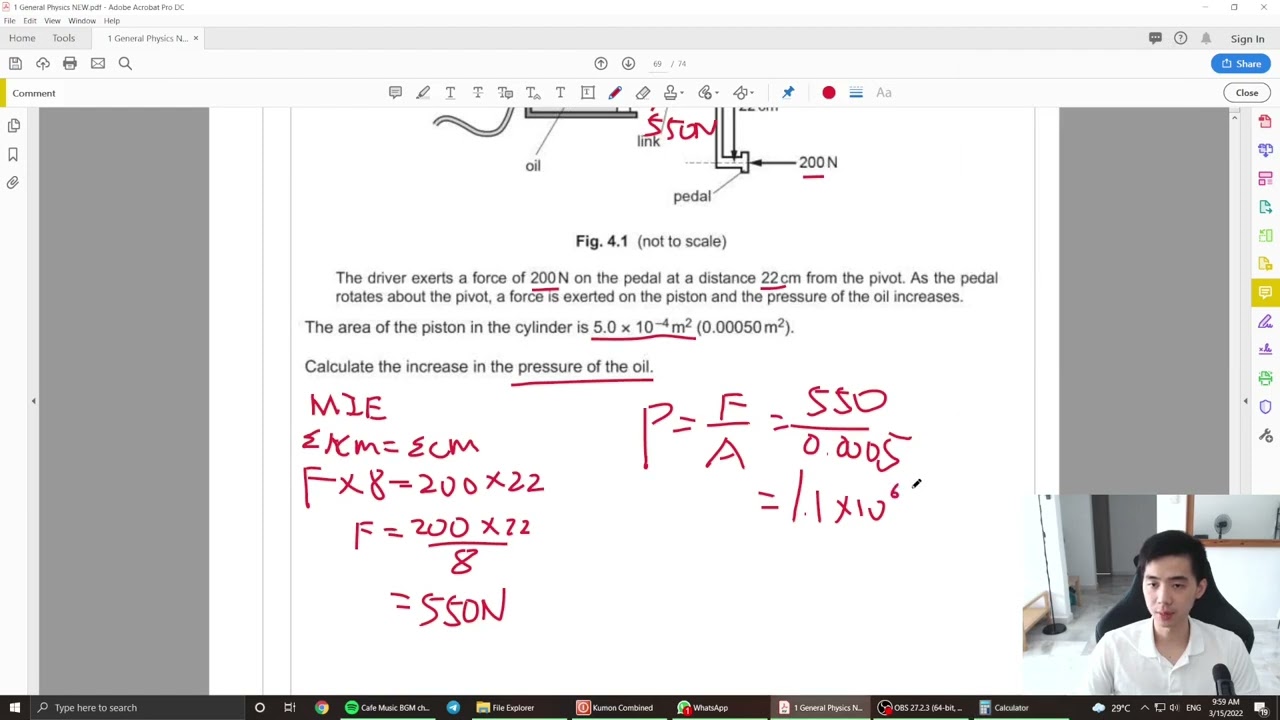 1.8 Pressure IGCSE Topical Physics