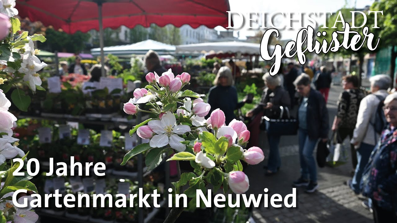 Deichstadtgeflüster | 20 Jahre Gartenmarkt in Neuwied (13  April 2024)