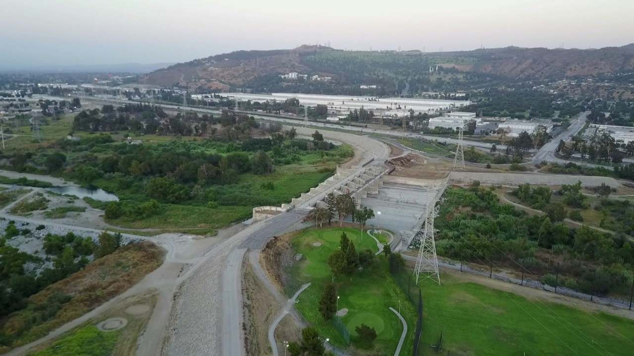Whittier Narrows Dam To Rose Hills Drone Flight