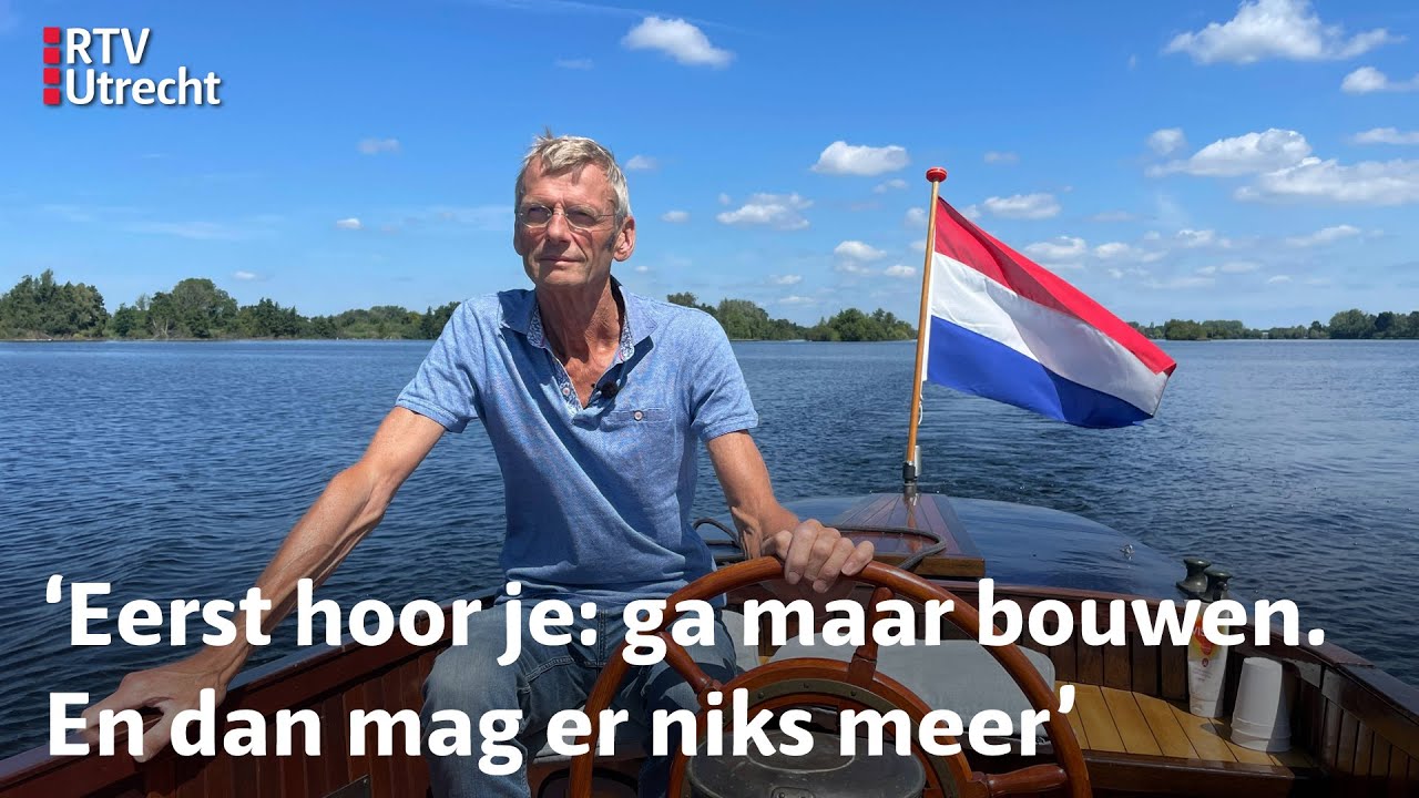 Eilandbezitter Piet wil niet dat zijn illegale huisje wordt afgebroken | RTV Utrecht