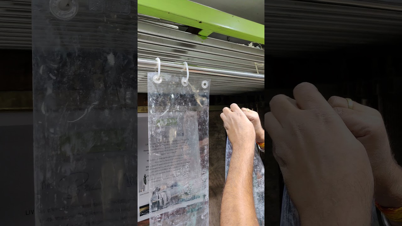 HOW TO INSTALL STRIP PVC CURTAINS || AC CURTAINS || PLASTIC CURTAINS || COVID SAFETY CURTAINS ||