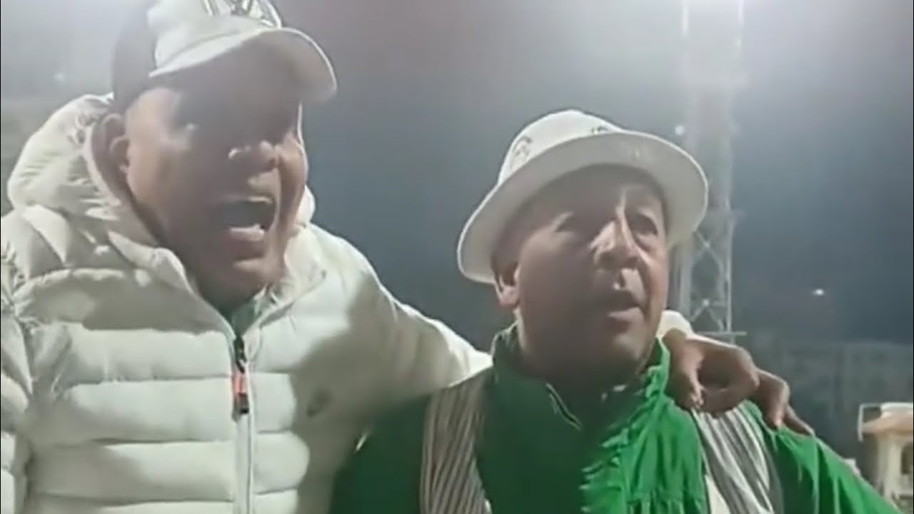 عادل شكل و حميدو واحلى دويتو فى المدرجات اثناء ماتش الاتحاد السكندرى