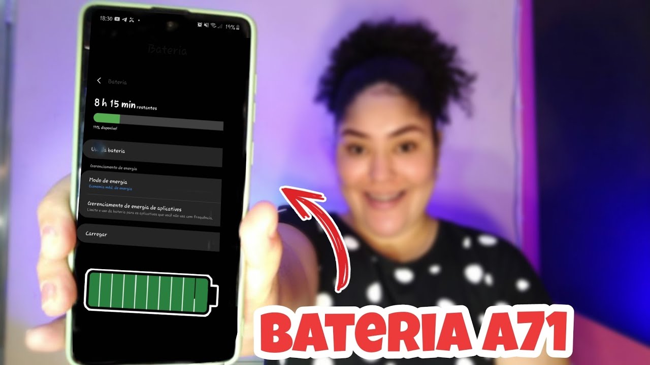 COMO FAZER A BATERIA DO GALAXY A71 DURAR MUITO MAIS #galaxya71 #bateriaA71