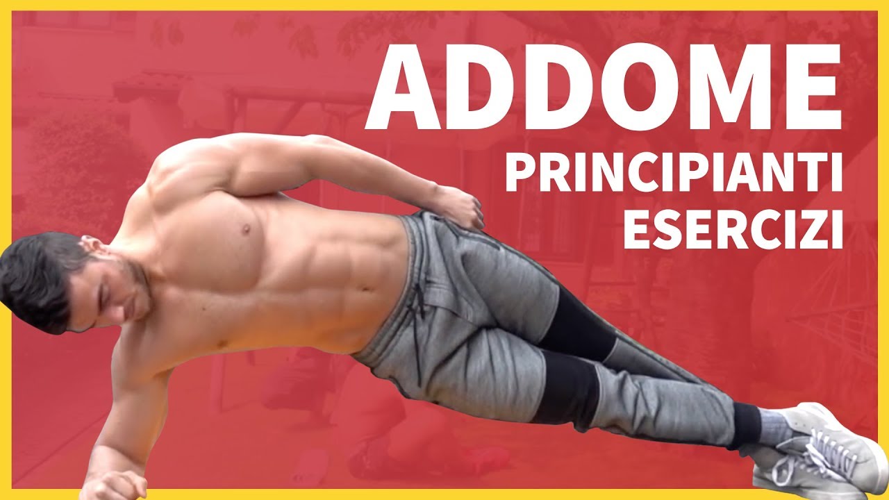 Esercizi Addome principianti nel Calisthenics