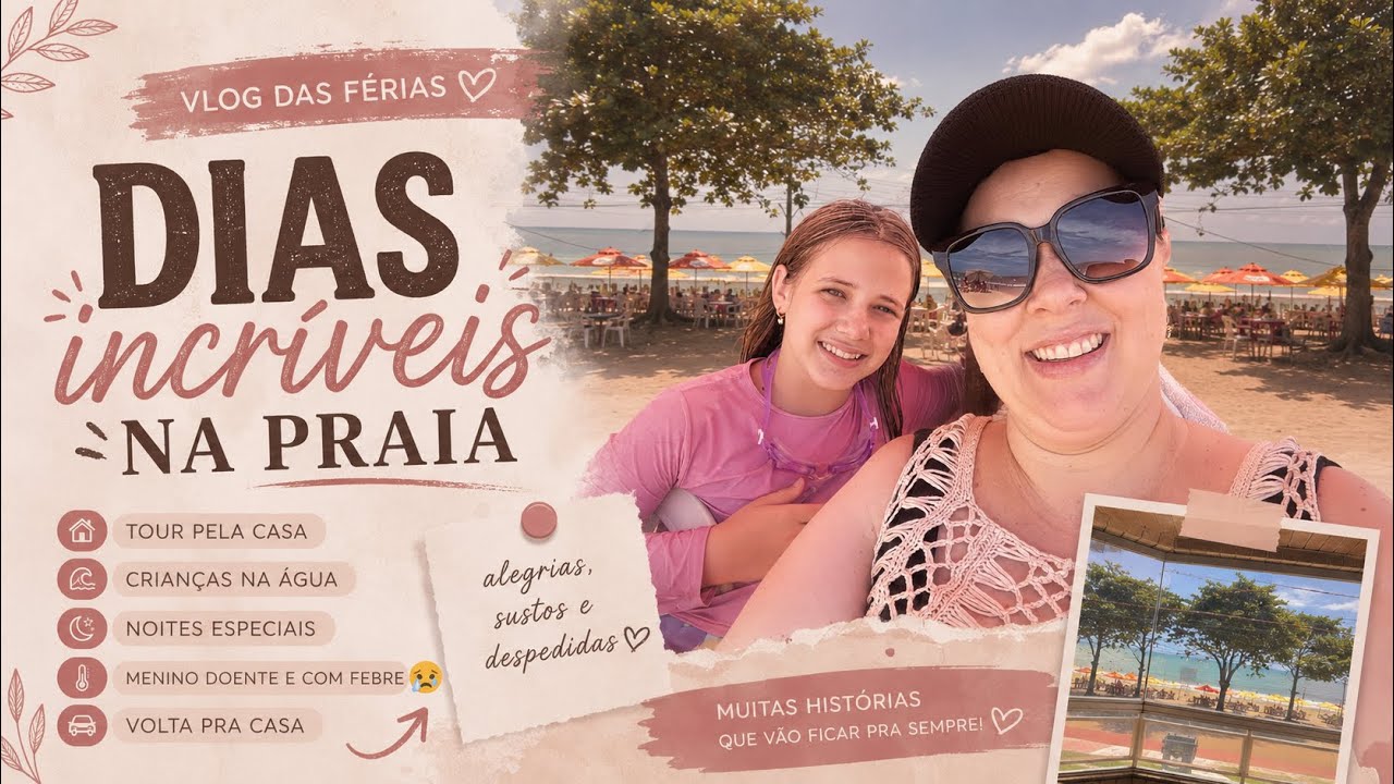 ROTINA DE FÉRIAS NA PRAIA COM 4 FILHOS | CAOS OU DIVERSÃO?