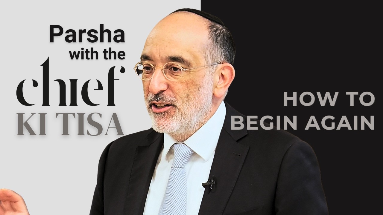 Overcoming Setbacks | Parsha with the Chief: Ki Tisa