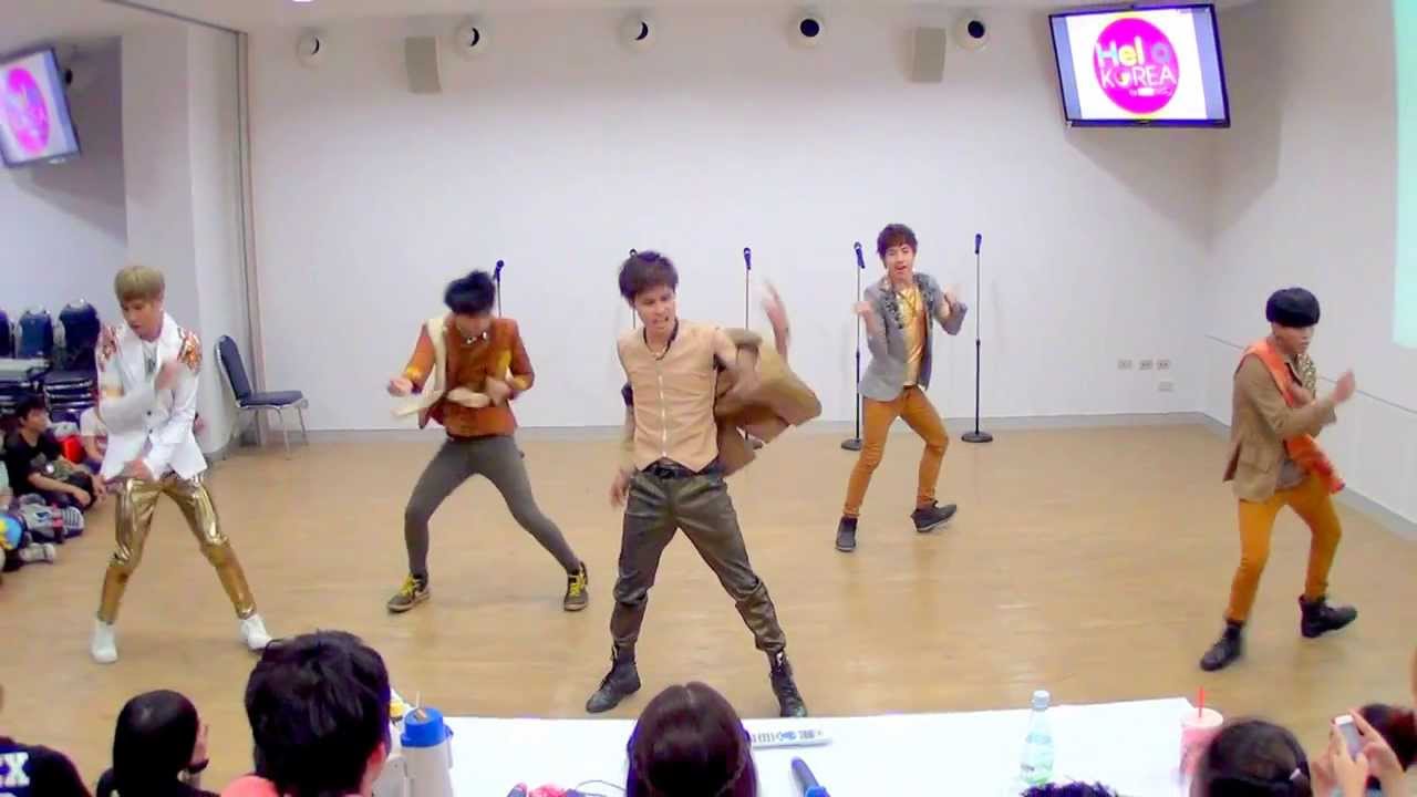 130922 Helious cover SHINee - Lucifer + Dream Girl @Hello! Korea by MBK & iTeen (Audition)