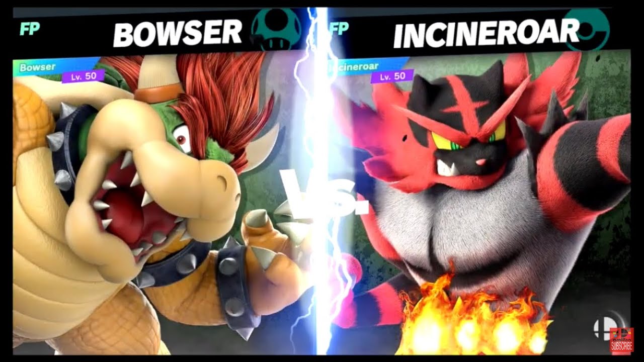 Super Smash Bros Ultimate Amiibo Fights – Bowser vs the World #75 Bowser vs Incineroar